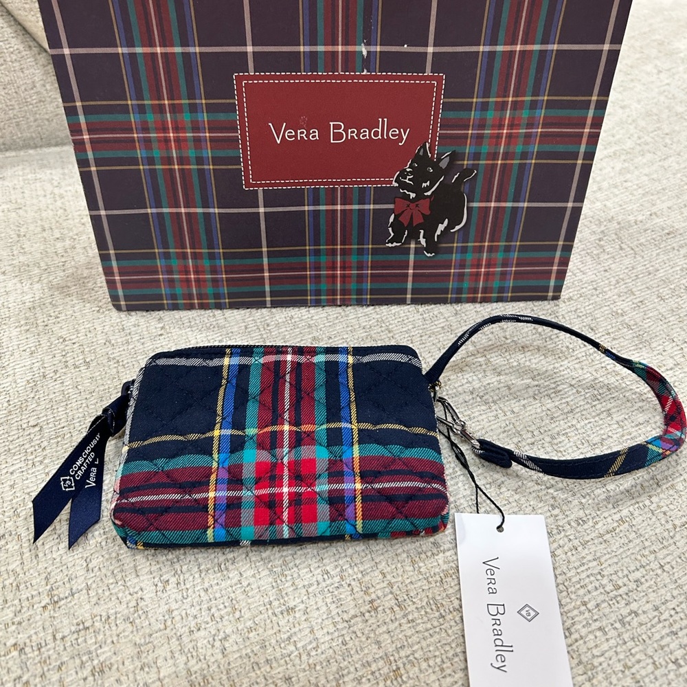 Vera Bradley clip & zip mini pouch